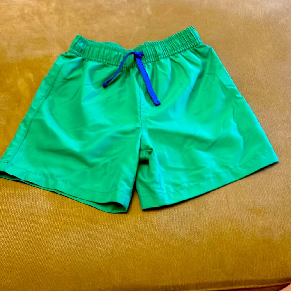 Primary Swim Shorts with Mesh Lining, Green, Size 8/9